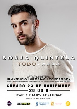 CONCIERTO DE BORJA QUINTELA. PRESENTACIÓN DISCO “TODO Y NADA”